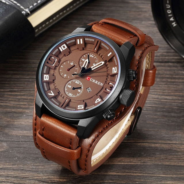 Curren Mens Watches Top Brand Luxury Fashion - helnewss