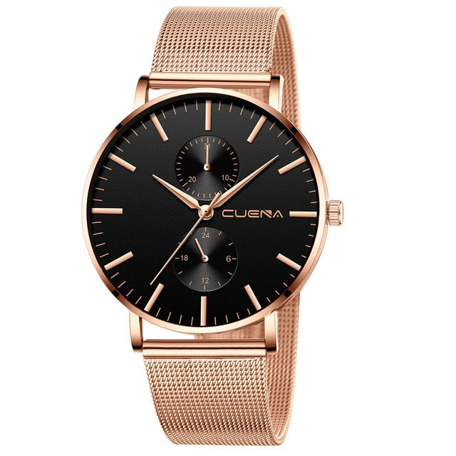 Luxury Brand 2019 New Men Watch Ultra Thin Stainless - helnewss