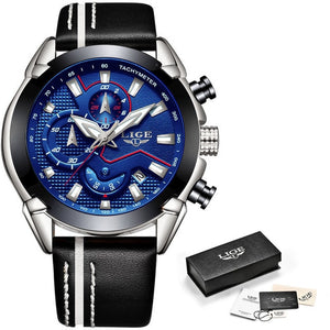 2019 LIGE Mens Watches Top Brand Luxury Chronograph - helnewss