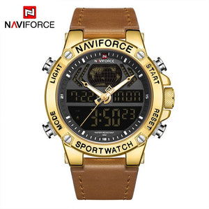 Naviforce Men's Watch 2019 Brand Luxury Dual - helnewss