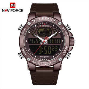 Naviforce Men's Watch 2019 Brand Luxury Dual - helnewss