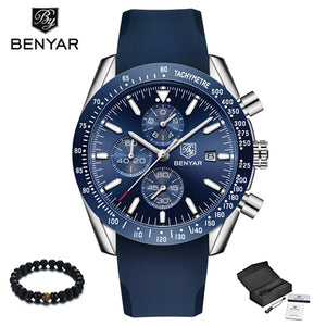 BENYAR Watch Men Luxury Brand Silicone - helnewss