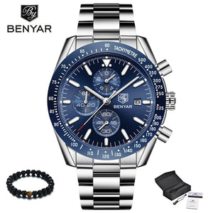 BENYAR Watch Men Luxury Brand Silicone - helnewss