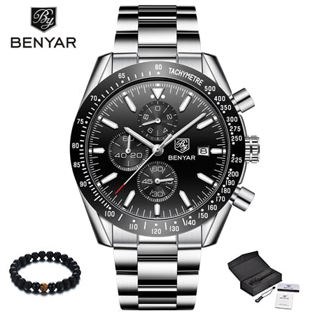 BENYAR Watch Men Luxury Brand Silicone - helnewss