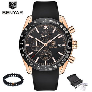 BENYAR Watch Men Luxury Brand Silicone - helnewss