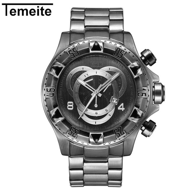 Temeite Mens Watches Top Brand Luxury Bronzed - helnewss