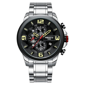 NIBOSI 2019 Mens Watches Luxury Top - helnewss