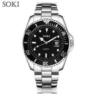 Mens Watches Top Brand Luxury Men Stainless Steel Band - helnewss