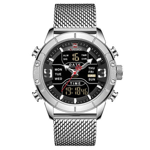 2019 NAVIFORCE Analog Digital Watches Men Luxury - helnewss