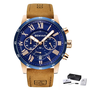 2019 BENYAR Fashion Chronograph Sport Mens Watches - helnewss